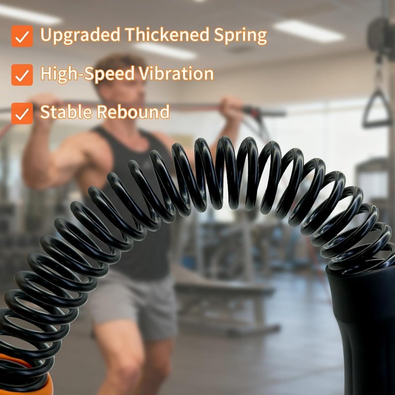 AESTLL Ropeless Battle Ropes Weighted — 2 Pack Portable Cordless Battle Ropes for HIIT & Cardio Full-Body Workout Tool with Non-Slip Spiral Handles, Travel-Friendly Home Gym Equipment for Women & Men - Image 3